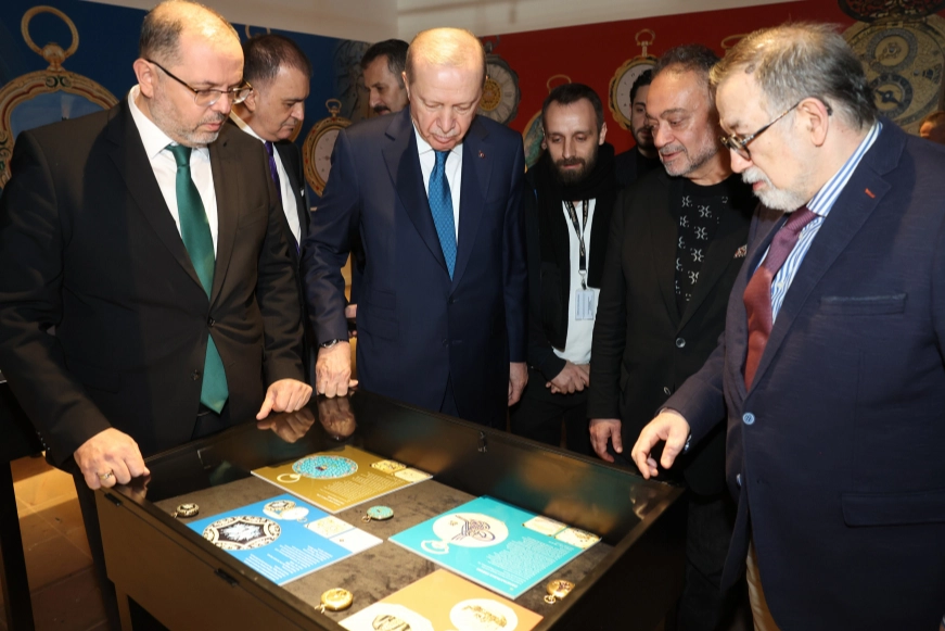 Cumhurbaşkanı Erdoğan “Muhteşem Cep Saatleri Koleksiyonu” Sergisini Ziyaret Etti
