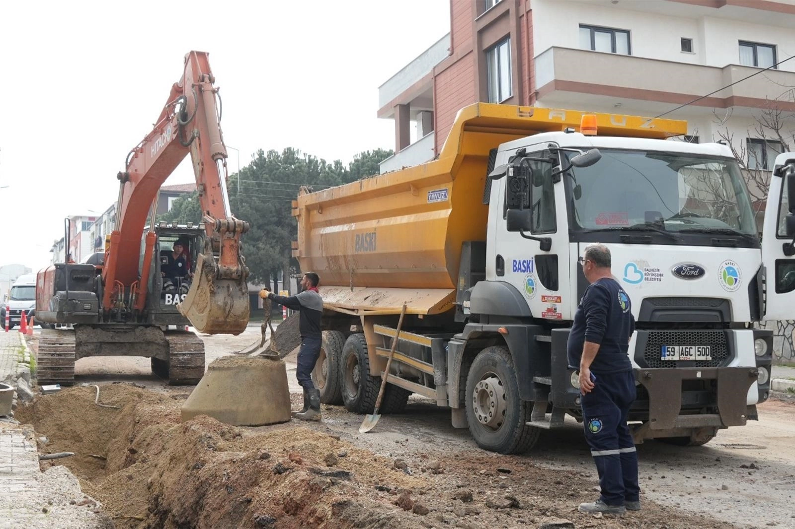 BASKİ’den Toygar Mahallesi’ne Altyapı Hamlesi: Su Hattı Yenilendi