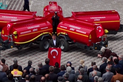 Bilecik’te Köylere 31 Yangın Söndürme Tankeri Dağıtıldı