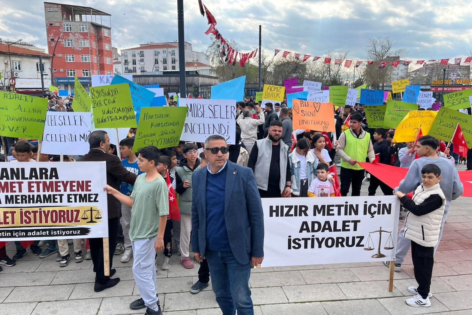 Keşan’da Hızır Berat İçin Adalet Yürüyüşü