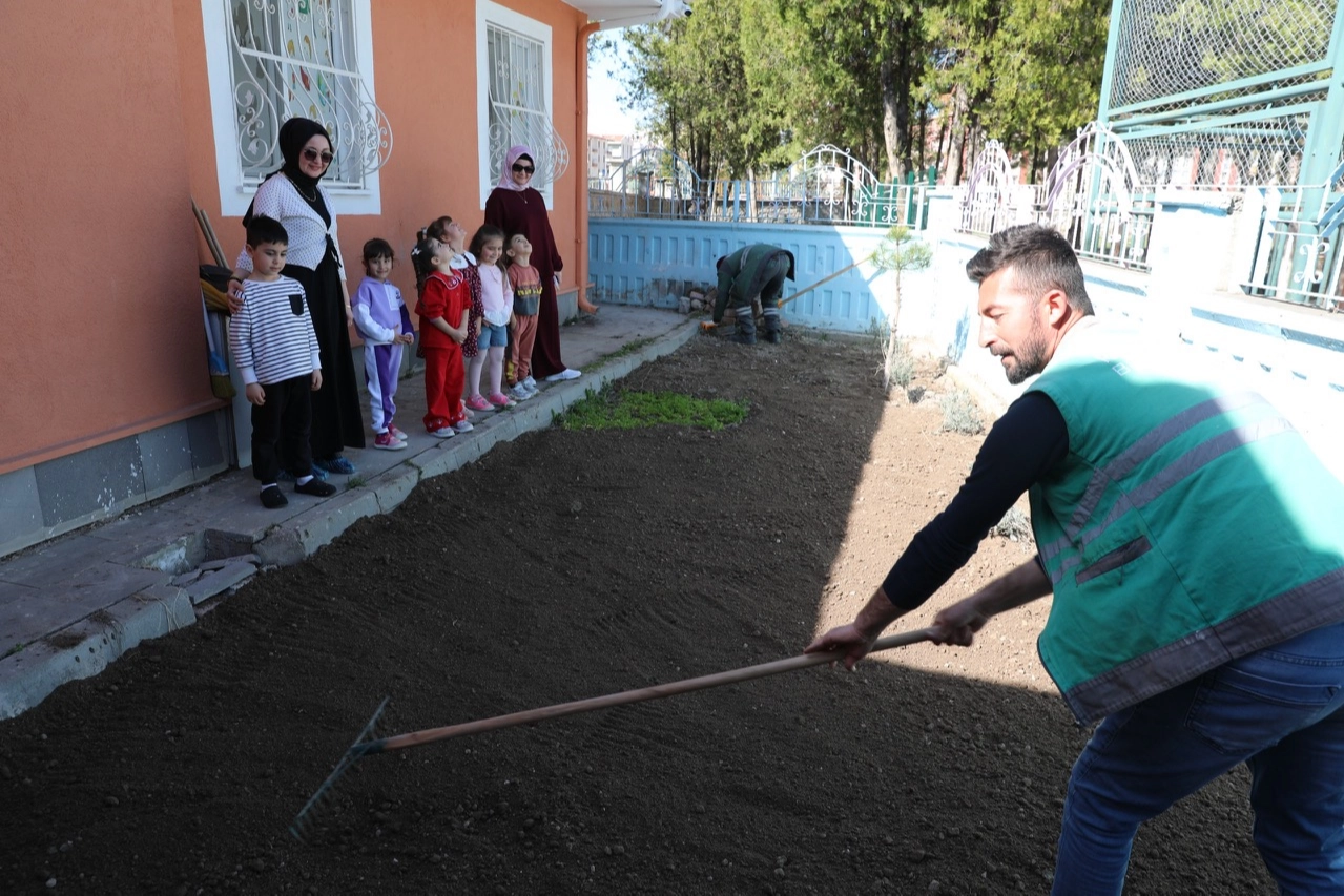 Kocasinan’da Öğrenciler İçin Tarım Alanları Oluşturuldu