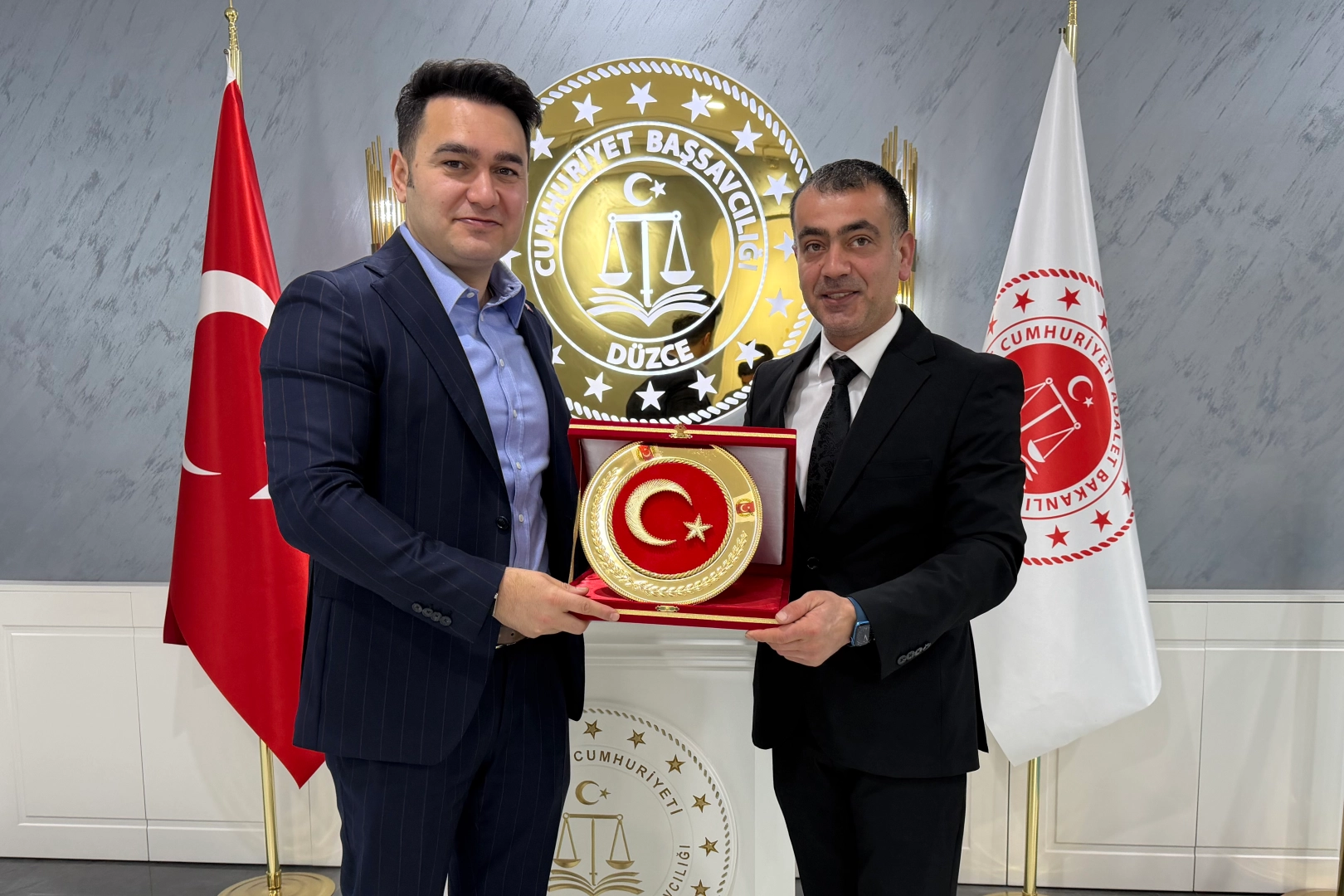 Düzce Gazeteciler Cemiyeti’nden Başsavcı Yasin Emre’ye Ziyaret
