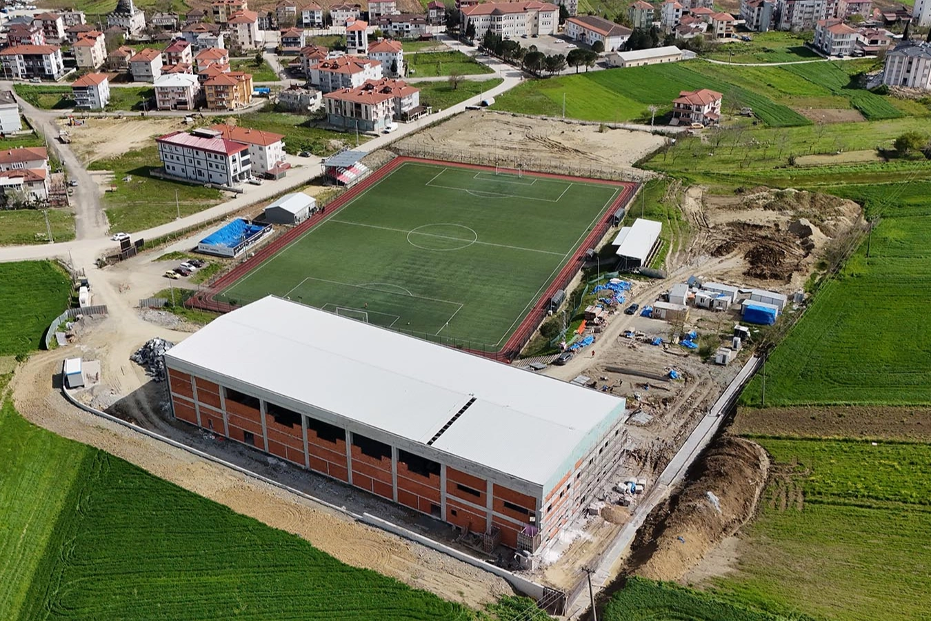Sakarya Kaynarca Spor Salonu’nda Çalışmalar Yüzde 70’i Aştı