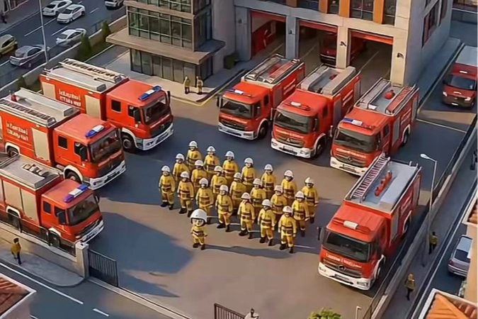 İstanbul İtfaiyesi’nden Çocuklara Hayati Mesaj: “112’yi Unutma”