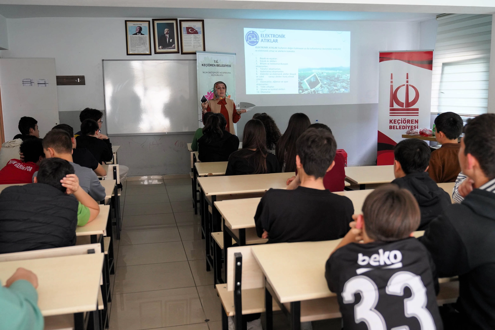 Keçiören’de öğrencilere “sıfır atık” eğitimi verildi