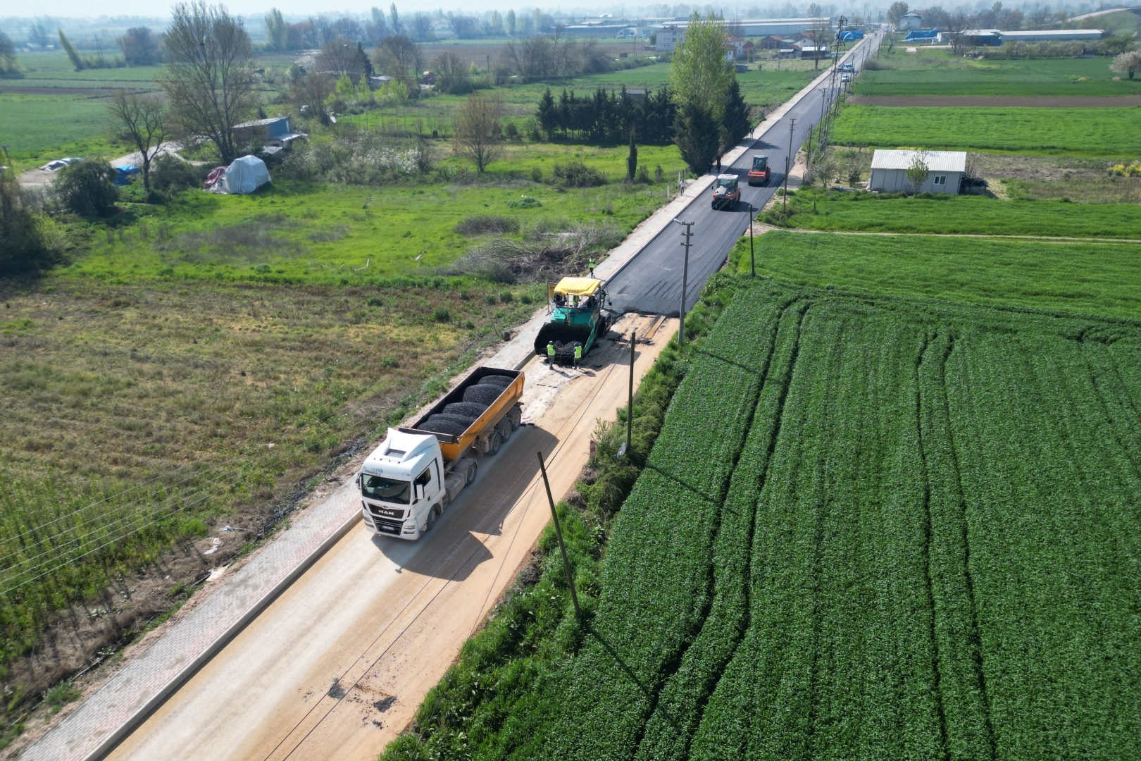 Bursa Büyükşehir’den İnegöl’e Yol Yatırımı: Kulaca’da Çalışmalar Sürüyor