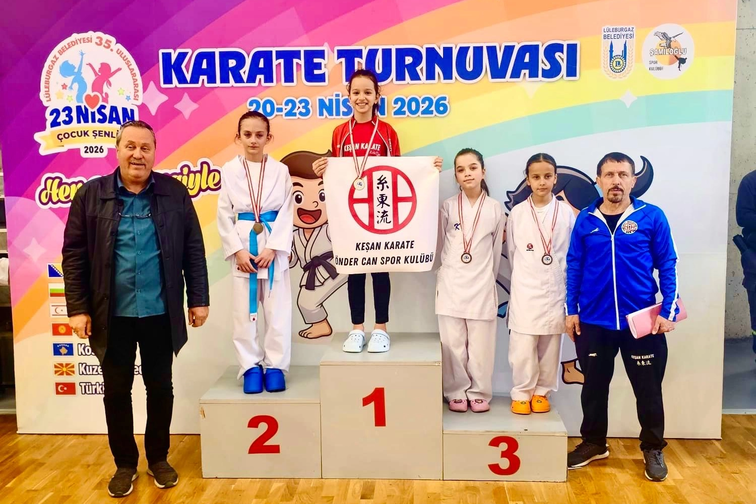 Keşanlı Karateciler Lüleburgaz’da Madalyalara Ambargo Koydu