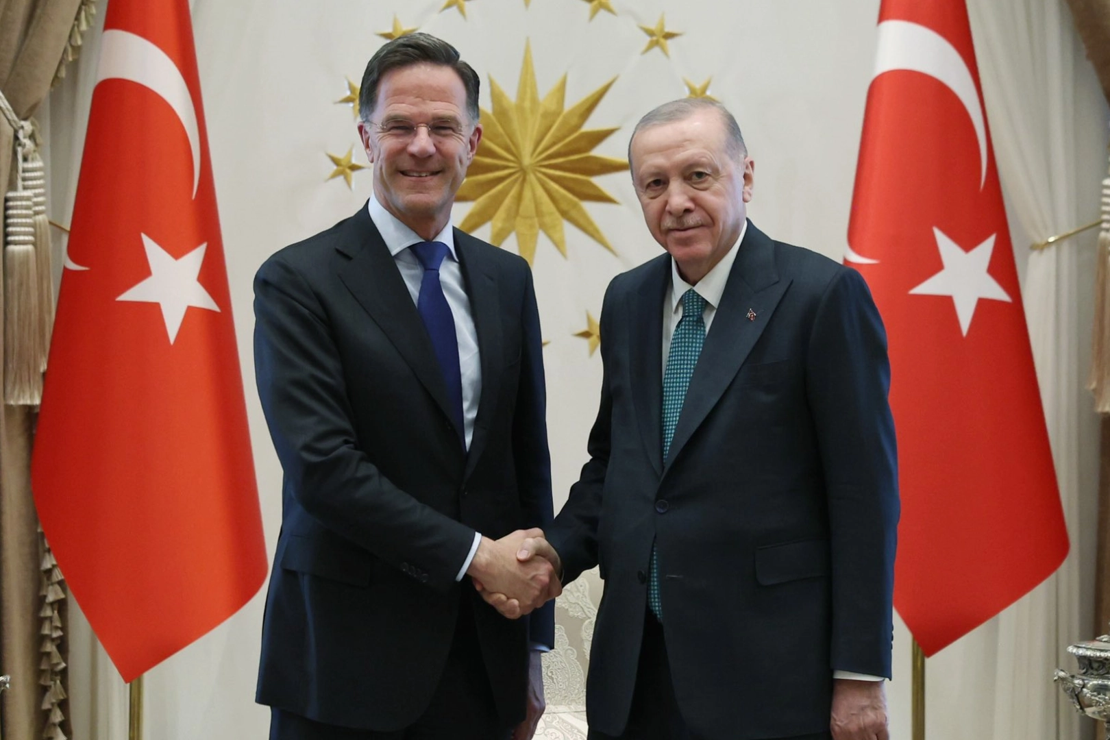 Cumhurbaşkanı Erdoğan, NATO Genel Sekreteri Rutte’yi Kabul Etti