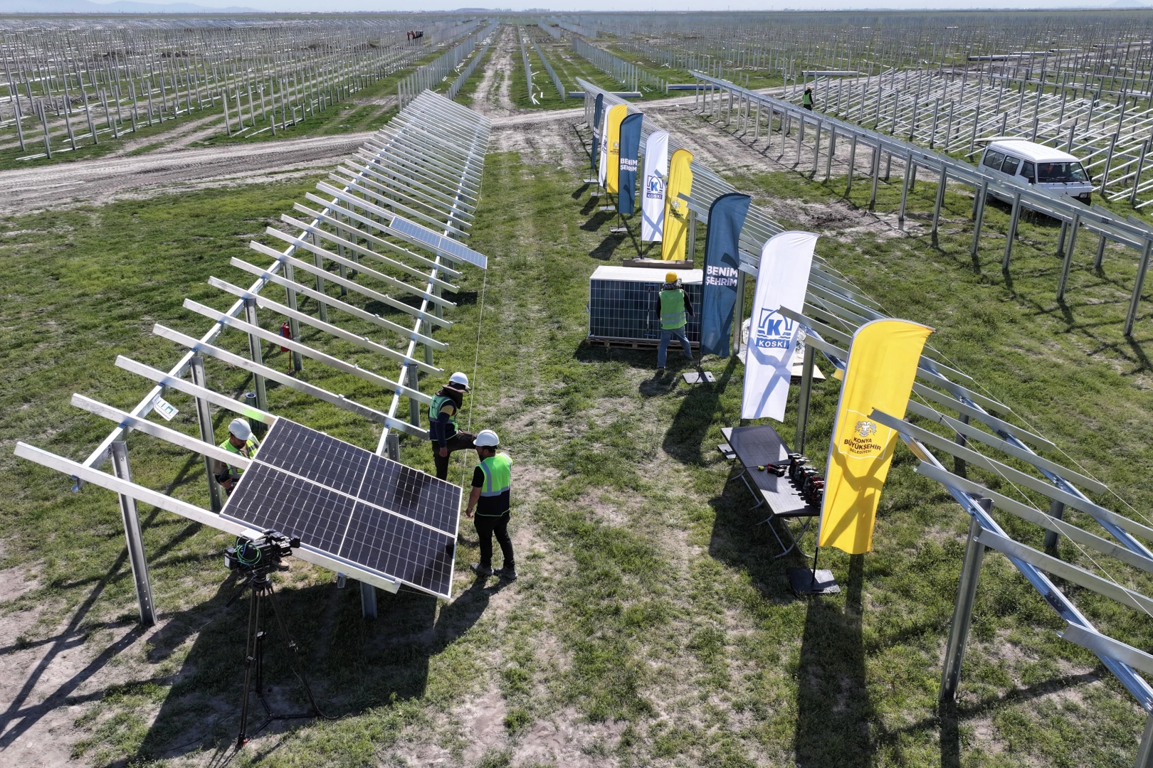 Konya’da Dev Enerji Hamlesi: 70 MW Kapasiteli GES Projesi Başladı