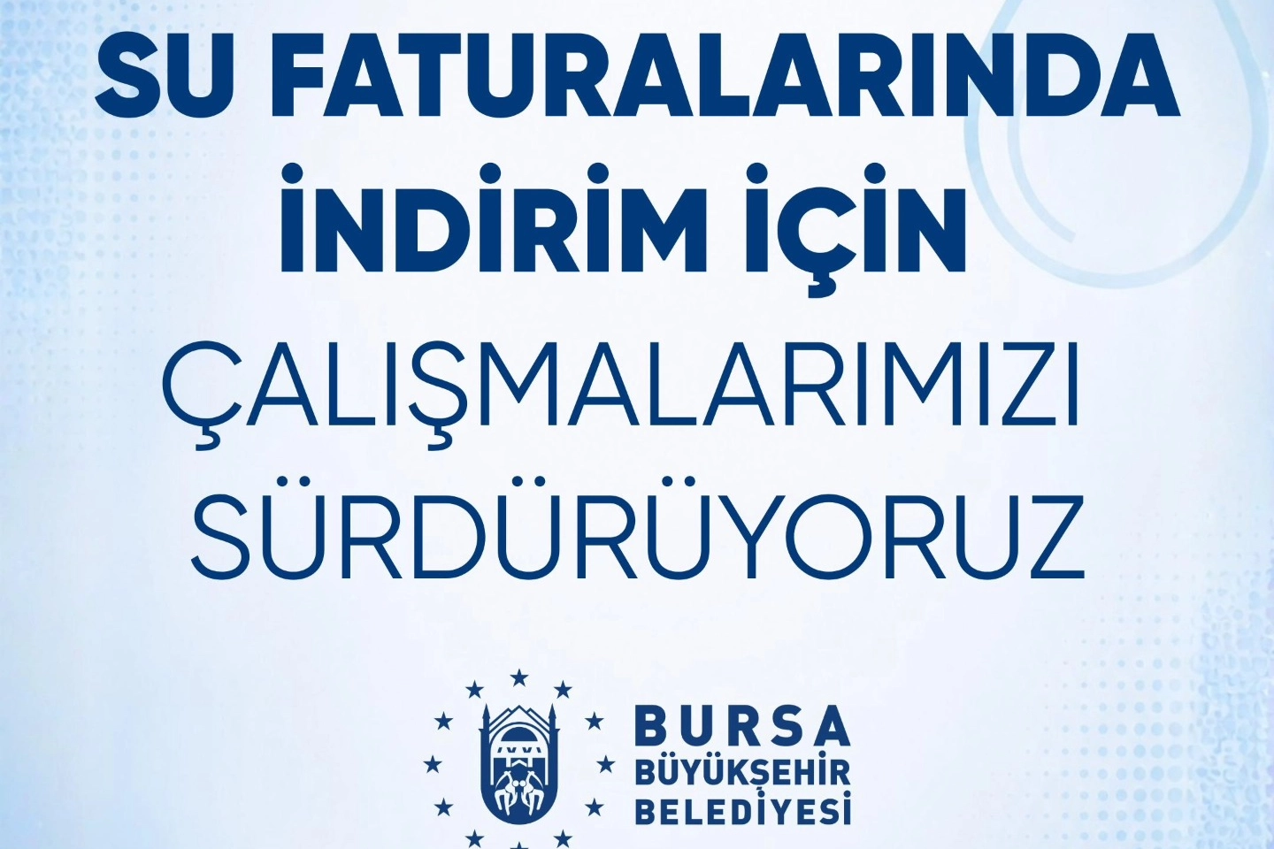 Bursa’da Su Faturaları İçin İndirim Müjdesi: Resmi Süreç Başladı