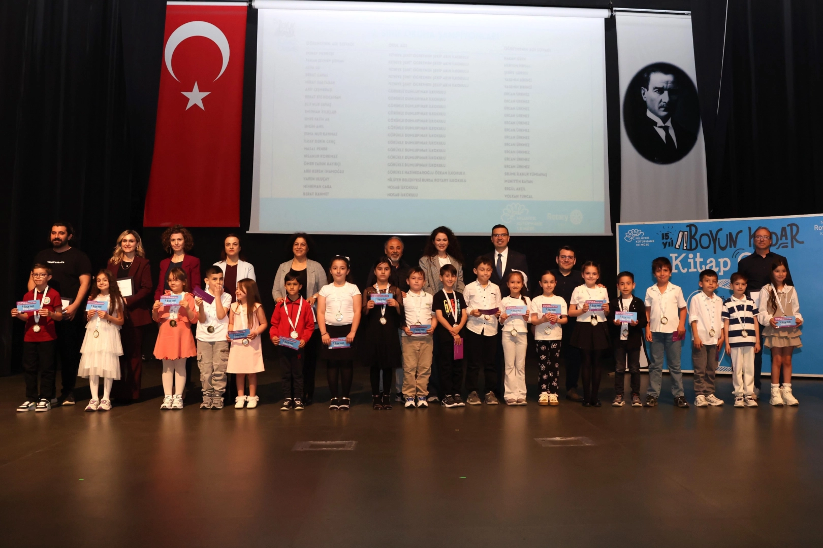 Nilüfer’in Kitap Kurtları Ödüllerine Kavuştu: 15 Yılda 7 Milyon Sayfa Çevrildi