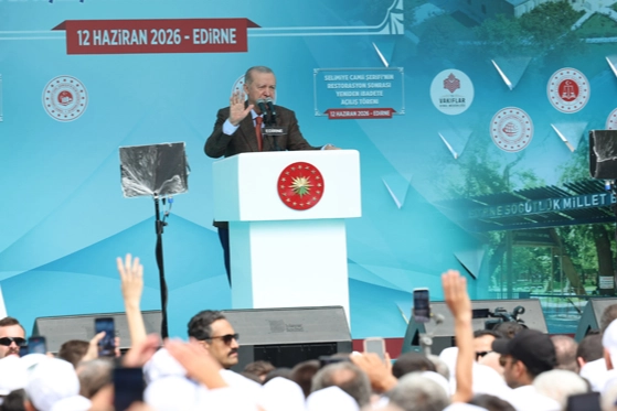 Cumhurbaşkanı Erdoğan Edirne’de Açılış Töreninde Konuştu: Milyarlarca Liralık Yatırım Hizmete Girdi