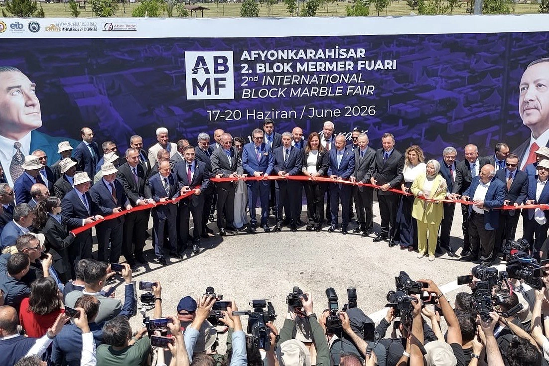 Afyonkarahisar Blok Mermer Fuarı Kapılarını Açtı