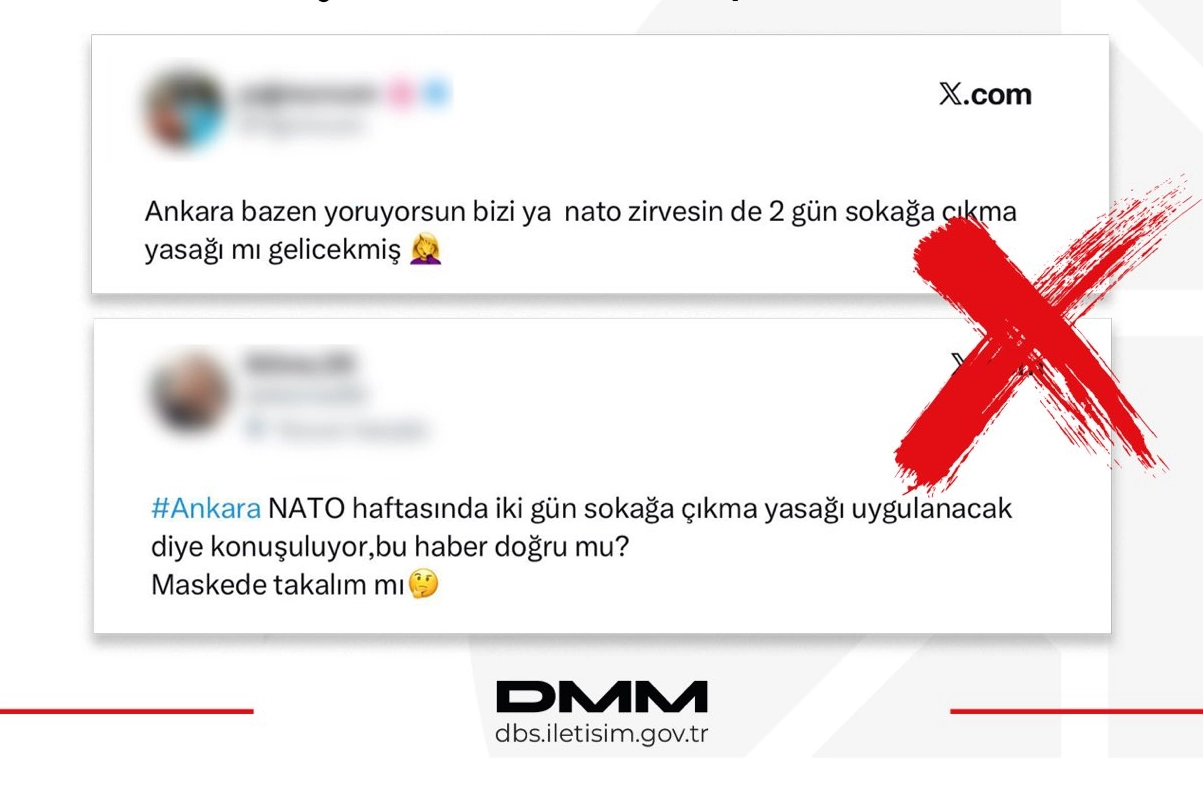 DMM’den Ankara’da Sokağa Çıkma Yasağı İddialarına Yalanlama