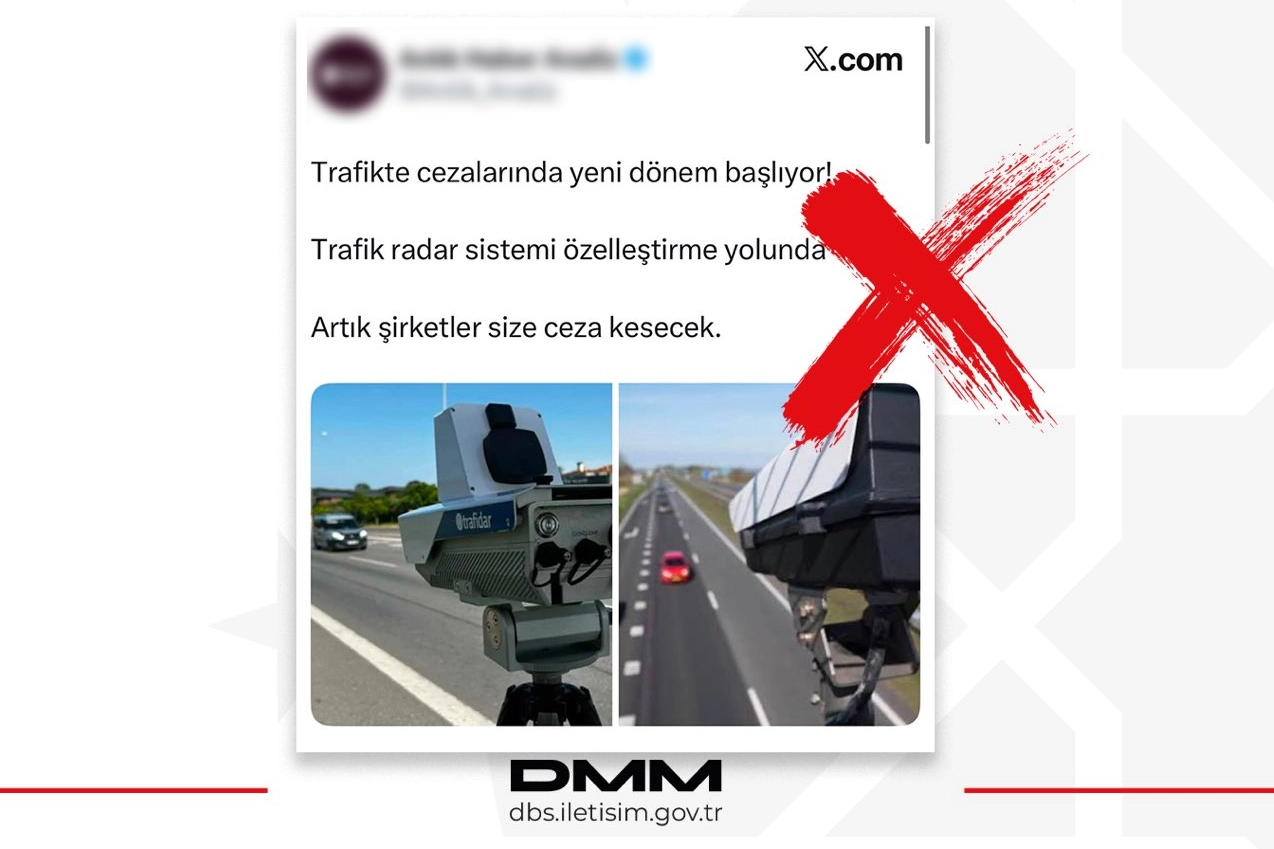 DMM’den Trafik Radarlarının Özelleştirileceği İddialarına Açıklama