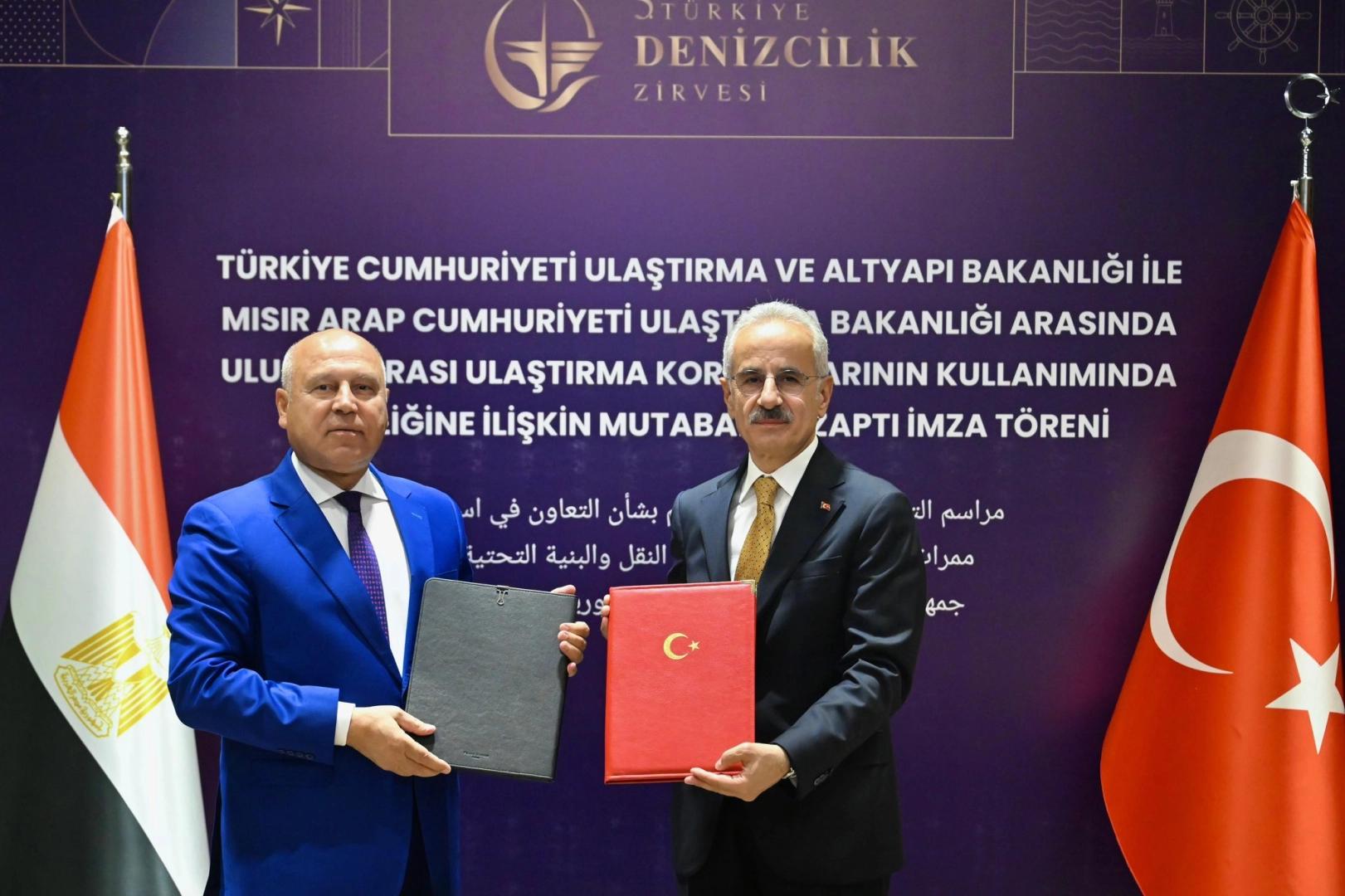Türkiye ile Mısır Arasında Ulaştırma Koridorları İçin İş Birliği Anlaşması