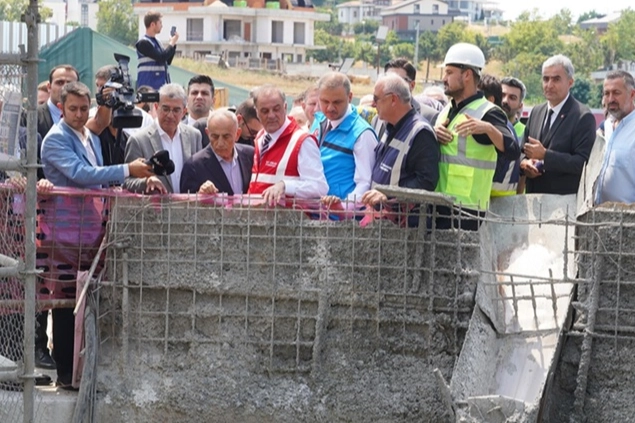 Beylikdüzü Gürpınar Yağmur Suyu Tüneli Projesi'nin Temeli Atıldı